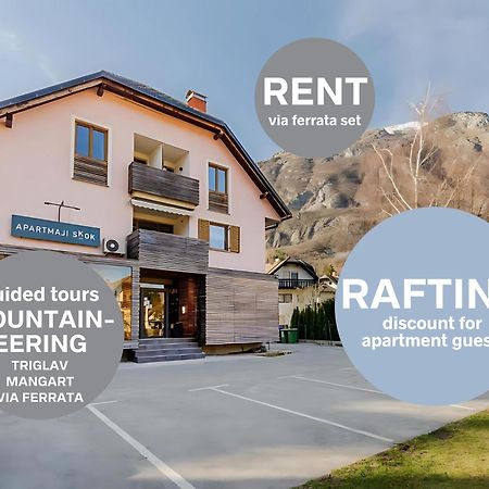 Apartments Skok With Rafting And Free Parking Bovec Exterior foto